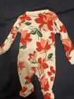 Carters One Piece Sleeper Newborn Floral Button Footie — photo 2