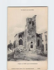 Postcard L'Eglise de Limey après le Bombardement, Limey-Remenauville, France