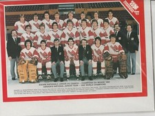 1982 Team Canada World Junior Championship Team PhotoCard Garth Butcher Paul Cyr