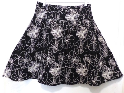 Cheapest Chicos Black White Floral Embroidered Cotton Aline Skirt 2 Fits 12 M Online Cheapest Chicos Black White Floral Embroidered Cotton Aline Skirt 2 Fits 12 M Online