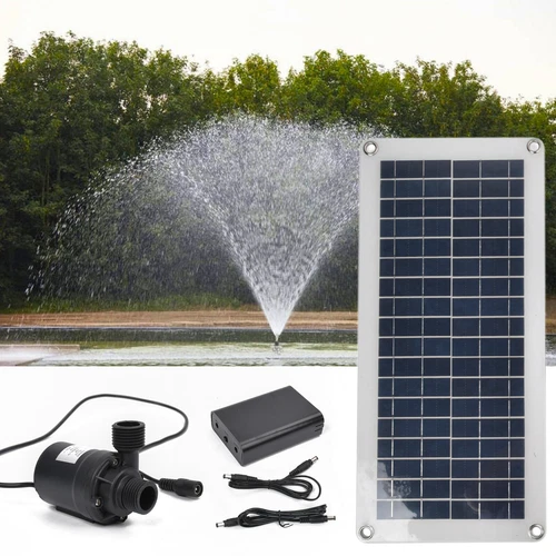 Solar Panel Powered Water Feature Pump Garden Pool Pond Aquarium Fountain-800L/H - Picture 4 of 9