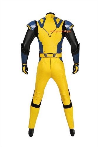 Wolverine Cosplay Costume Outfit Deadpool 3 Halloween Accessories Full Set Lot - Picture 18 of 42