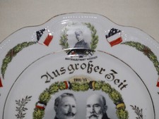 Teller Aus großer Zeit U - Boot Kapitän Komandant 1. WK Weddigen Hindenburg 1914