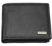 Premium Quality Rfid Protected Bi-fold Leather Wallet for Men Black Colour