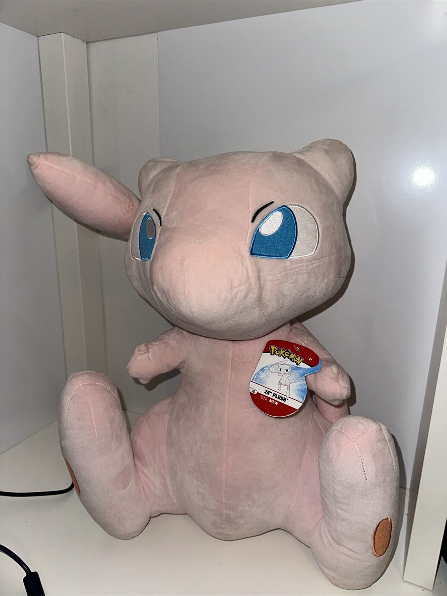 Giant Pokemon Plush Huge 24 Inch Mew Game Stop Exclusive New With
