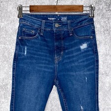 Old Navy Rockstar womens slimming extra high rise skinny jeans sz 0 stretch 360