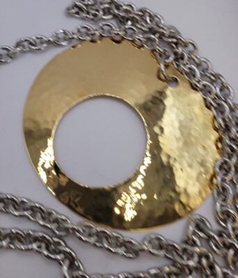 Robert Lee Morris RLM Studio Belt/Brass Necklace RLM Studio Robert Lee Morris Necklace 925 Sterling Silver  main image 3