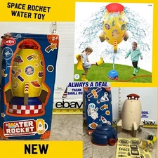 Water Rocket Sprinkler Toy Launcher & Splash Sprinklers Outside Toys for Kids
