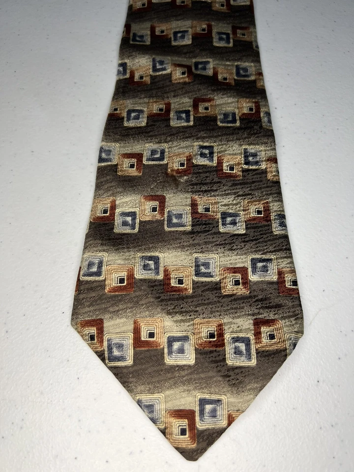 Corbata formal para hombre Louis Roth marrón tostado 58,5 Foto 3 de 4