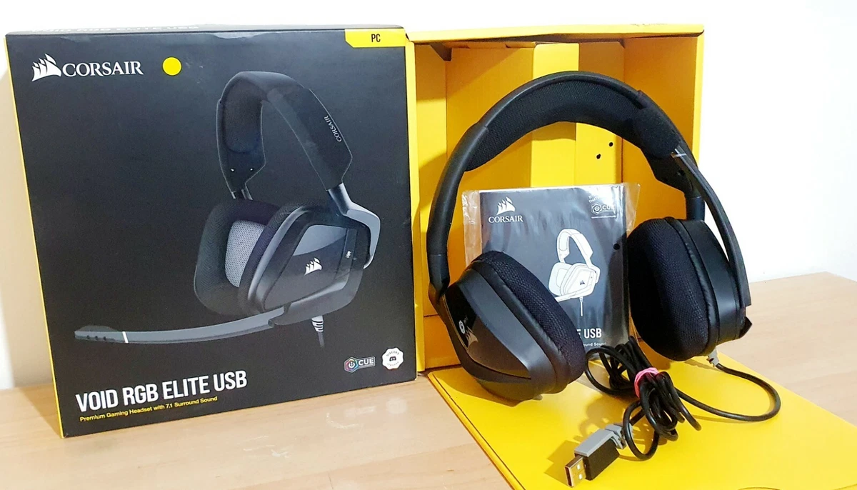 Auriculares Corsair Void Elite RGB, micrófono, USB - Auriculares -  Periféricos | Auriculares Corsair Void Elite RGB, micrófono, USB