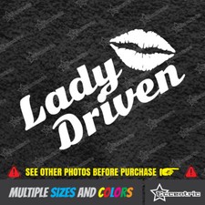 Lady Driven Sticker Vinyl Decal Drift Ill Stance Illmotion Racing Jdm Euro