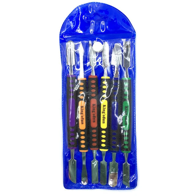 6 in 1 Repair Opening Tools Metal Pry Spudger Disassemble Set Cell Phone GPS USA - Image 4 of 4