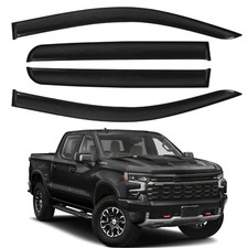 Tape-On Rain Guards Fit for 2023 2024 Chevy Colorado/GMC Canyon, Outside Moun...