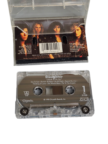 Van Halen Journey Black Sabbath Slaughter Tesla Rock Cassette Tape Lot - Picture 4 of 9