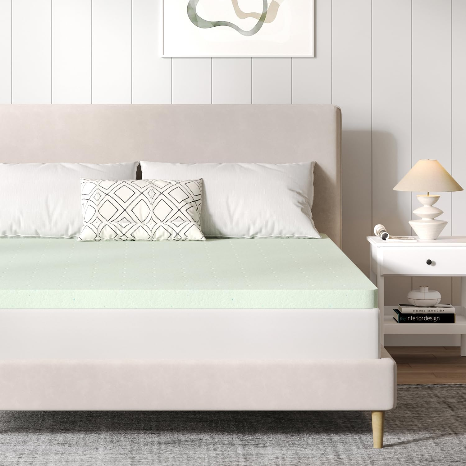 Mattress Topper Twin, 3-Inch Gel Memory Foam Mattress Topper for Cool Night Slee