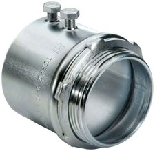 Southwire 637S, 2-1/2", Steel, Non-Insulated EMT/Rigid Set Screw Connector, 1 pc