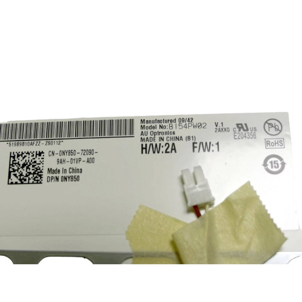 AU Optronics B154PW02 V.1 15,4" WXGA+ Glanz Display 1440x900 0NY850 - Bild 4 von 4