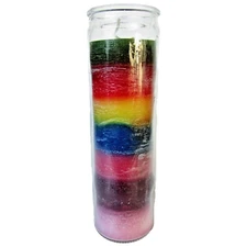Veladora Espiritual 7 Colores / 7 Day Spiritual Candle - 7 Colors USA MADE