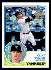 2018 Topps Clint Frazier RC 1983 Topps Silver Pack Chrome #19 - New York Yankees