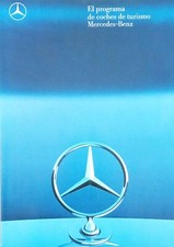 Espanol Mercedes-Benz Programa de coches 03/86 brochure Folleto