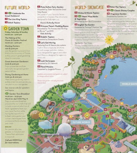 Disney Epcot 2010 Flower & Garden Celebrate The Great Outdoors Festival Guide - Bild 2 von 3