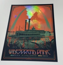 Widespread Panic Poster St Louis Stifel Theatre 23 Silkscreen S/N Official FOIL!