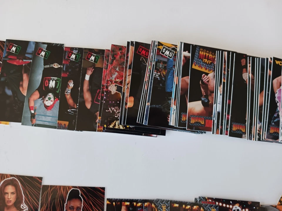 Lote de 71 tarjetas coleccionables 1999 Topps WCW NWO NITRO faltan # 55 Garza  Foto 4 de 4