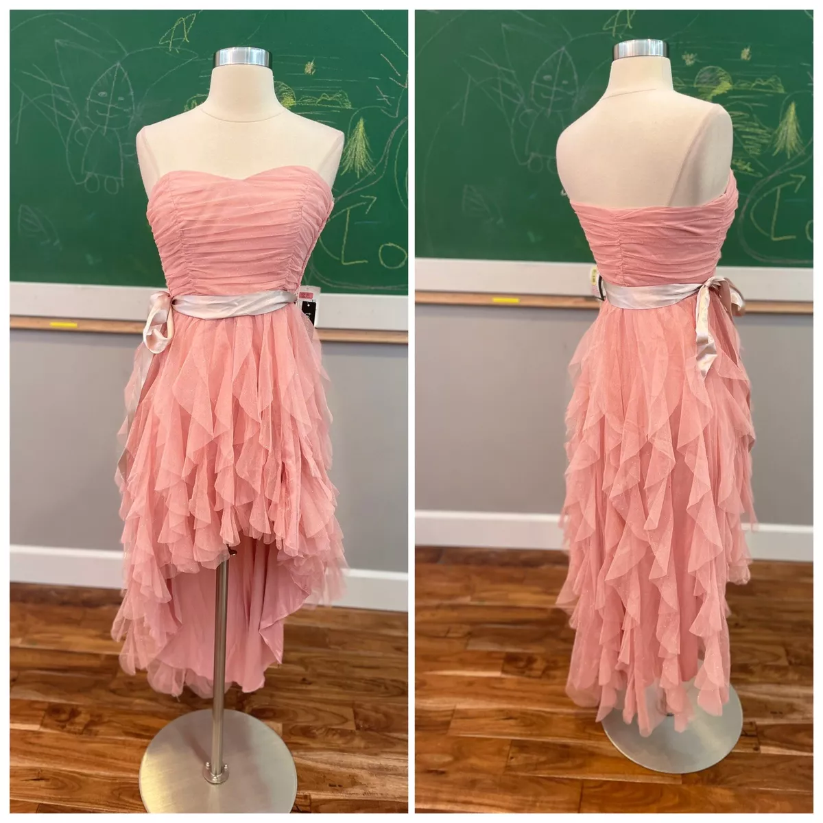 Pink junior prom dresses sale