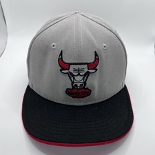Chicago Bulls Basketball New Era 9fifty Adjustable Snapback Gray Cap Hat Mens