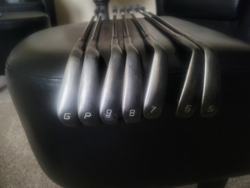 Cobra Forged Tec Black One Length Irons 5-GW R300 Shafts - Picture 8 of 13