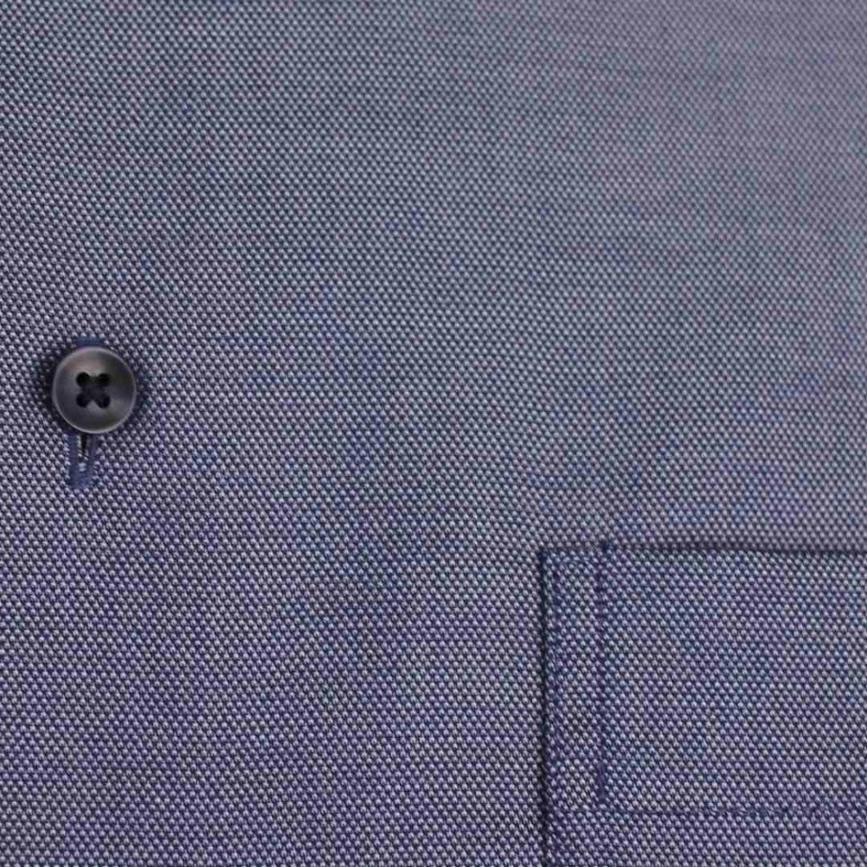 Eterna Hombre Businesshemd Manga Larga Confort Fit 1007 E141 17 Azul Oscuro - Imagen 3 de 3