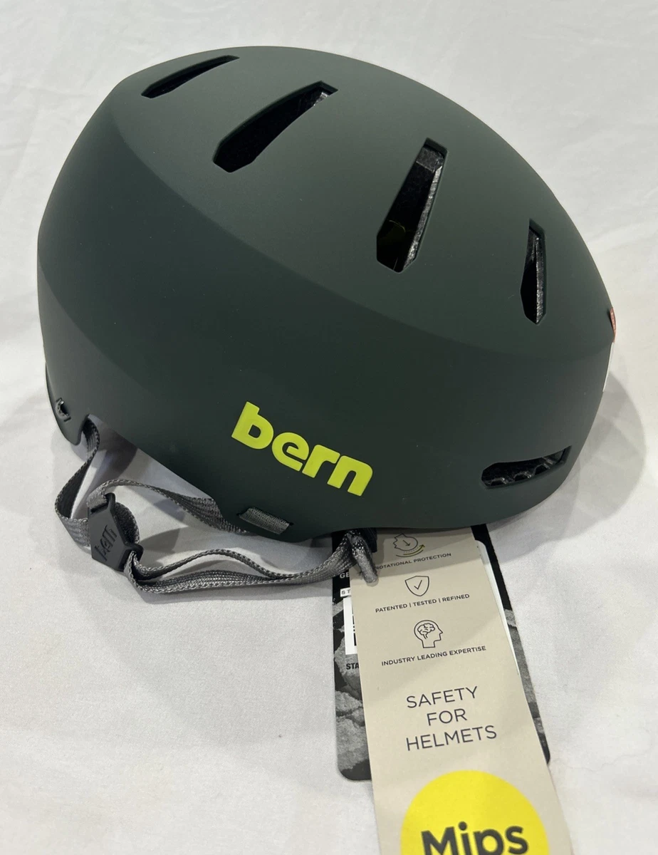 Bern Macon 2.0 Multisport Unisex Size Large Helmet Matte Forest