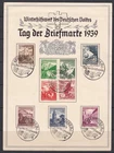 1939 Third Reich Germany stamps Mi 675 Special Sheet FDC WWII COMB.SHIPPING