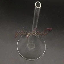 2PCS 60mm Glass Powder Funnel, With straight tip, Lab Glassware NEW #am
