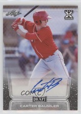 2020 Leaf Draft Auto Carter Baumler #BA-CB2 Auto 2o6