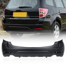 Black Rear Bumper Cover For 2009-2012 Subaru Forester 57704sc010
