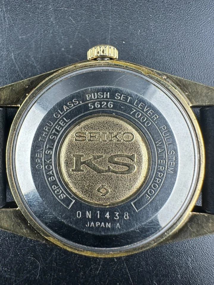1970 Seiko King Seiko Men's Automatic Day Date Eng/Kanji Gold 36mm 5626-7000 - Image 4 of 4