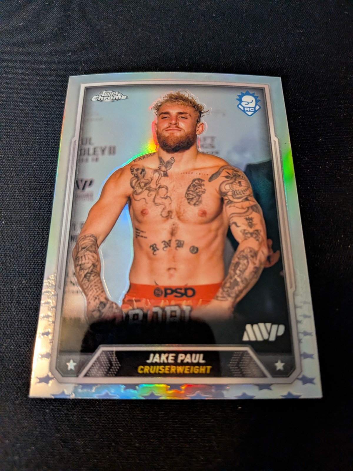 2024 Topps Chrome Boxing #1 JAKE PAUL RC ROOKIE REFRACTOR SP