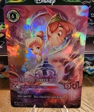 Disney Lorcana Attack of the Vine Enchanted Peter Pan Tinker Bell 233/207 NM