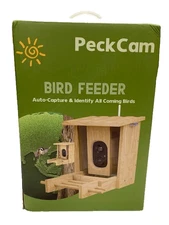 Peckcam Smart Bird Feeder Camera, AI Bird Identification, IP65 Weatherproof, W43