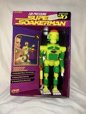 Vintage Rare Toy 1991 Larami Super Soaker Man-Water Squirt Gun Toy New In Box