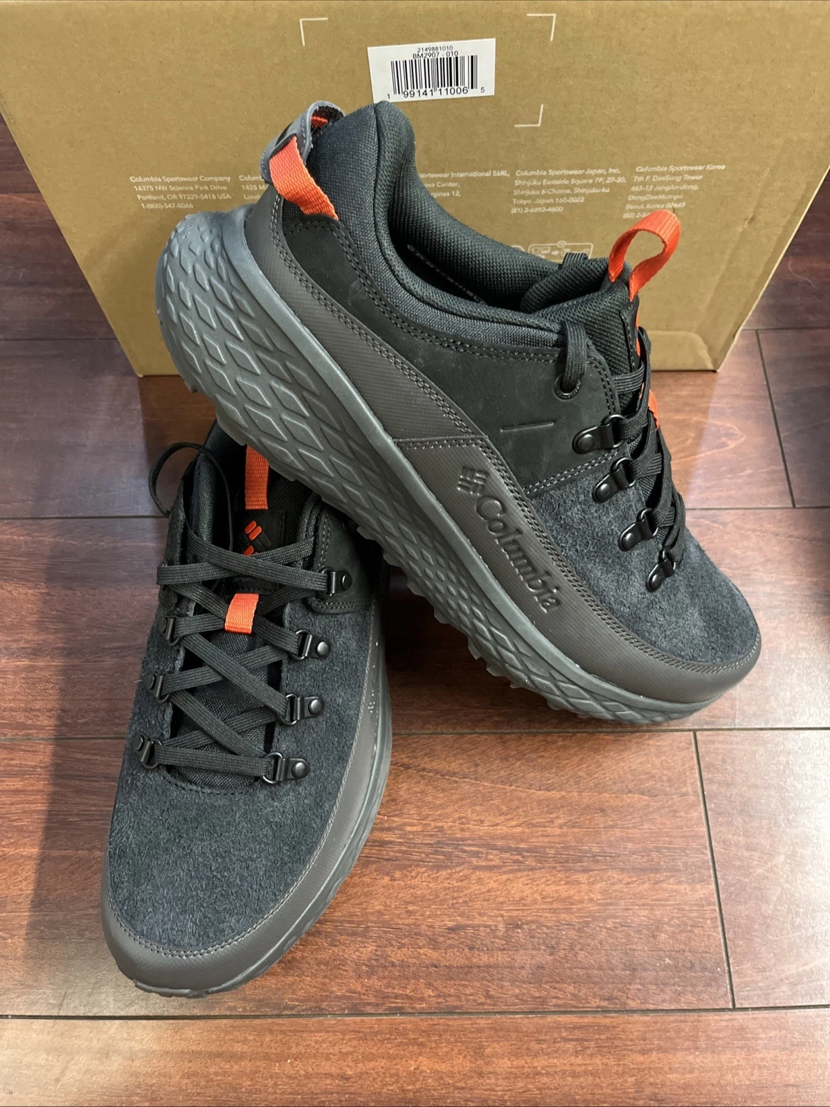 Mens 11 Columbia Terrastride BC Shoe Black Hiking Trail Sneaker New HALF BOX
Opens in a new window o