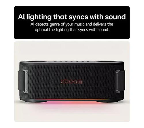 LG 40W Xboom Bounce Portable Bluetooth Military Standard IP67 Speaker - Black - Picture 7 of 7