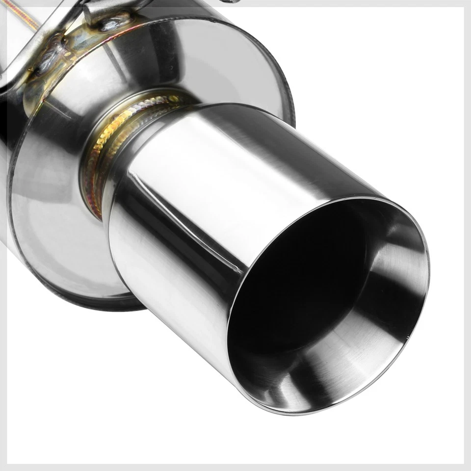 Fits 2001-2005 Lexus IS300 Altezza[4" BEVELED TIP MUFFLER]Catback Exhaust System - Image 3 of 4