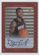 2007-08 SP Rookie Edition 1997-98 Rookies Design Daequan Cook #136 Auto 0s3