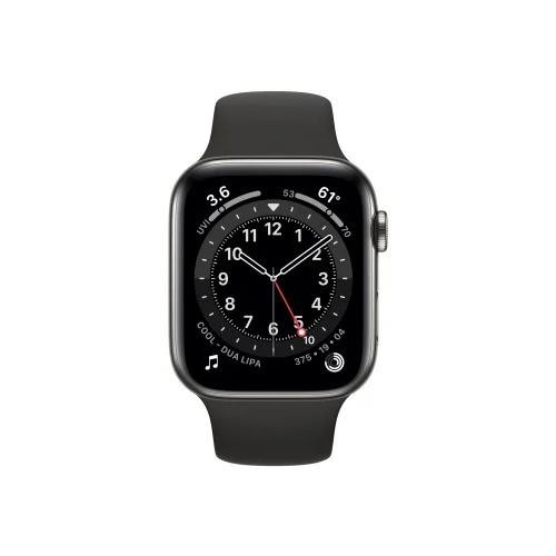 Apple Watch Series 6 Stal nierdzewna 44MM - Szary/Czarny - Wi-Fi - A2292 - Zdjęcie 9 z 12