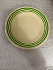 Fiesta HLCCA Retro Green  Stripe Luncheon Plate