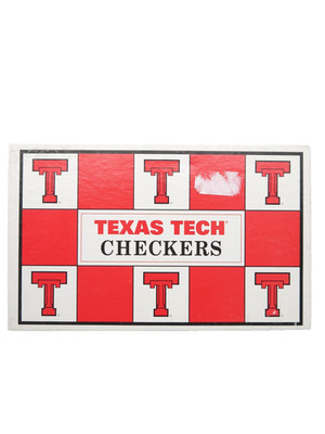 Texas Tech Checkers - Schwarz Rot Football 1994 Helme Licensed *Unbespielt