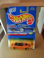 HOT WHEELS 1970 PLYMOUTH BARRACUDA 1063 MATTEL