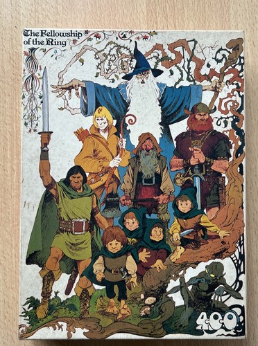Vintage Rare Puzzler 400 J.R.R Tolkien's The Lord Of The Rings Jigsaw Puzzle - Picture 1 of 10